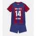 Maillot de foot Barcelona Joao Felix #14 Domicile vêtements enfant 2023-24 Manches Courtes (+ pantalon court)